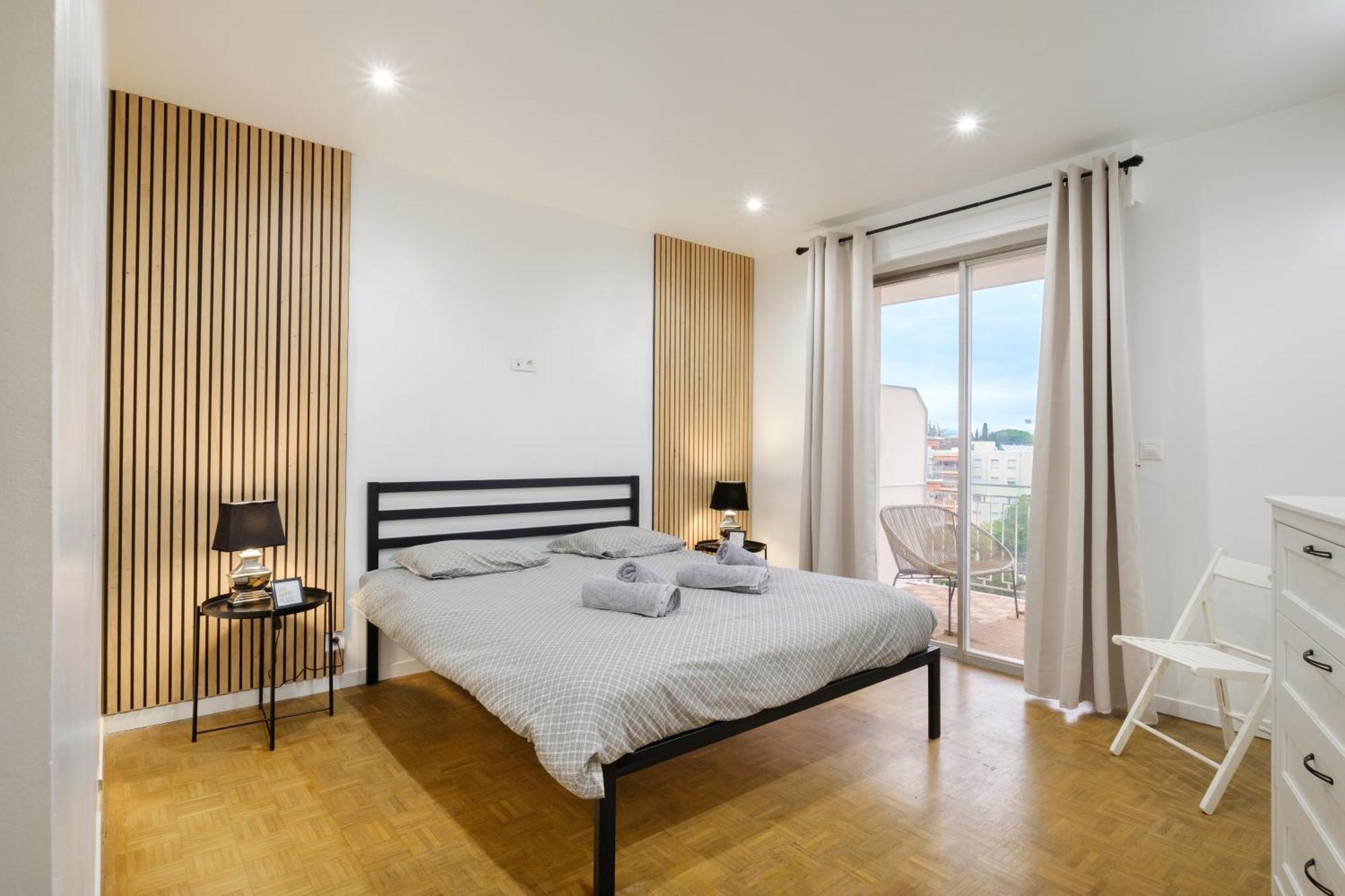 Appartement à 5 minutes à pied de la plage Cagnes-sur-Mer Exterior foto
